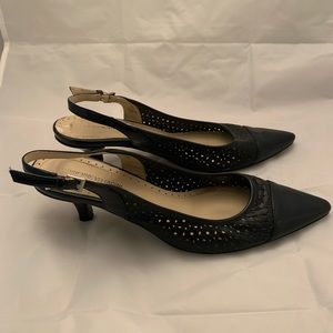 Adrienne Vitta Dini Blue Heels